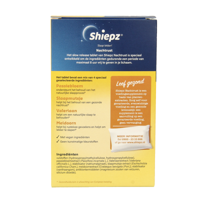 Shiepz Nachtrust 8 uur 30 Tabletten