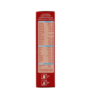 Dagravit Totaal 30 vitaal 60+ 60 Tabletten