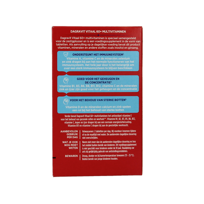 Dagravit Totaal 30 vitaal 60+ 60 Tabletten