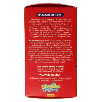 Dagravit Kids extra 6 - 12 jaar 60 Kauwtabletten
