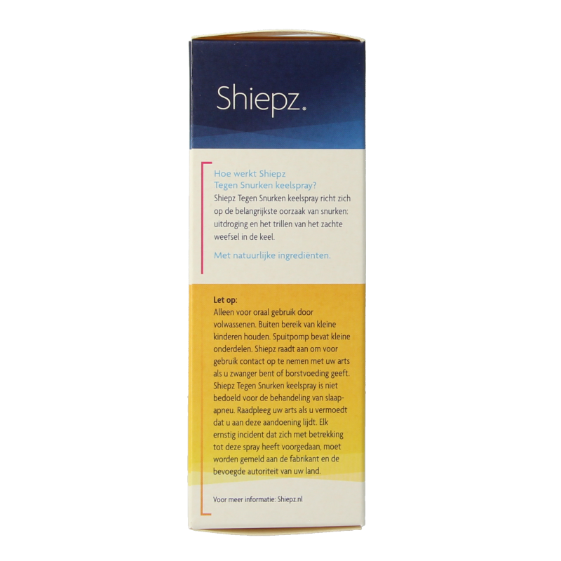 Shiepz Keelspray tegen snurken 23.5 Milliliter