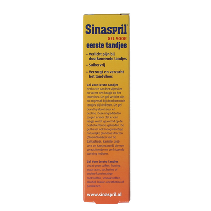 Sinaspril Gel voor de eerste tandjes 15.00 Milliliter