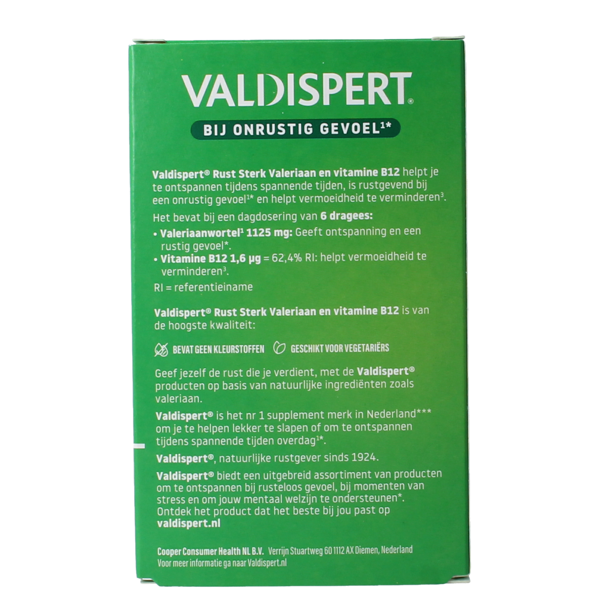 Valdispert Rust sterk 50.00 Dragees