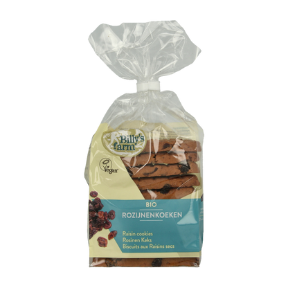 Billy's Farm Rozijnenkoeken bio 230 Gram