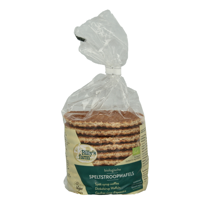Billy's Farm Spelt stroopwafels bio 300 Gram