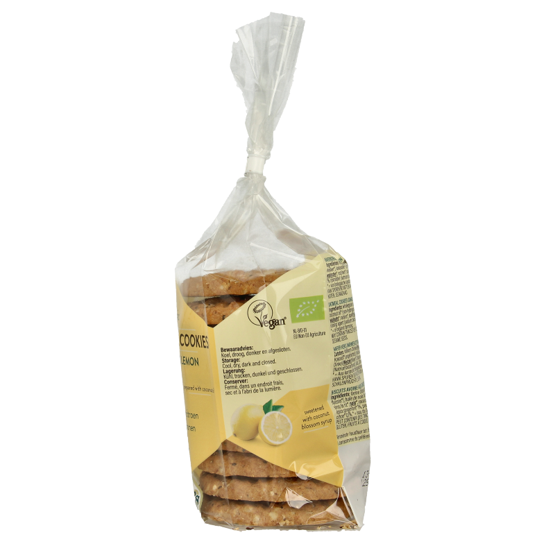 Billy's Farm Haverkoeken gember-citroen bio 200 Gram