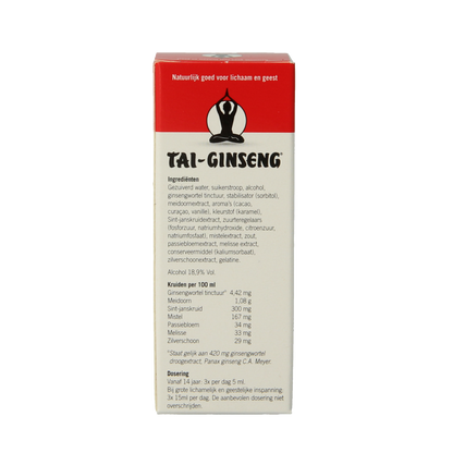 Tai Ginseng Tai ginseng elixer 20 Milliliter