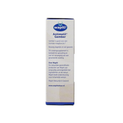Wapiti Antimetil gember 30.00 Tabletten