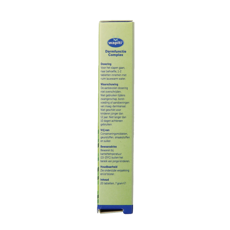 Wapiti Darmfunctie complex 20 Tabletten