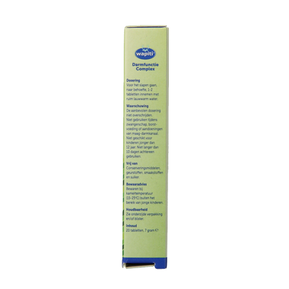 Wapiti Darmfunctie complex 20 Tabletten