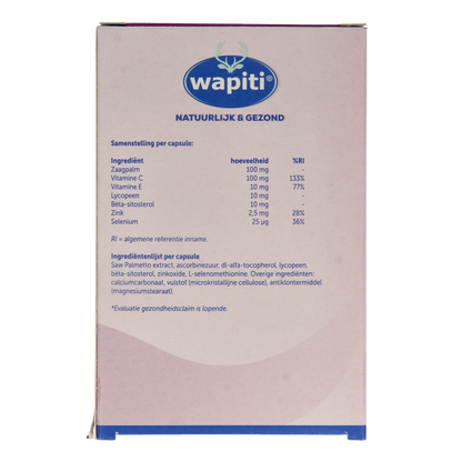 Wapiti Prostaat fit 60 Capsules