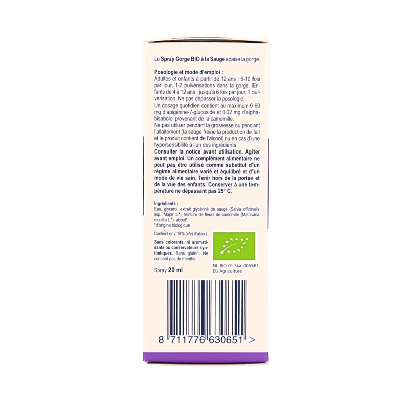 Weleda Salie keelspray bio 20 Milliliter