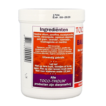 Toco Tholin Balsem warm 250 Milliliter