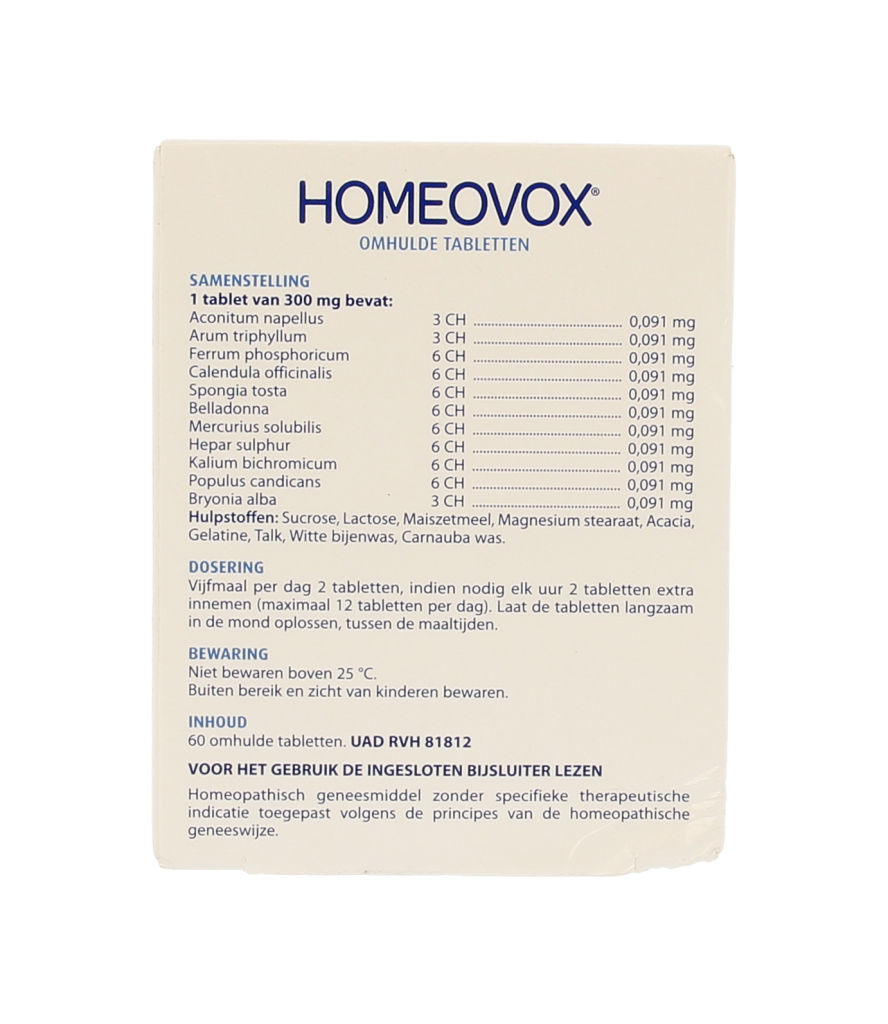 Boiron Homeovox 60 Tabletten