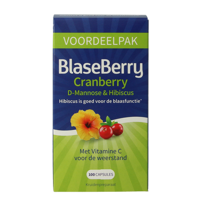 Blaseberry Cranberry D-Mannose & hibiscus 100 Capsules