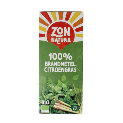 Zonnatura Brandnetel citroengras bio 20.00 Zakjes