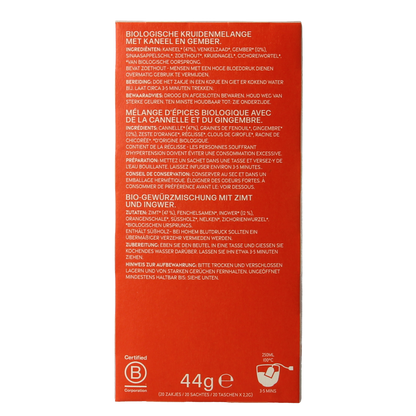 Piramide Warming chai bio 20.00 Zakjes