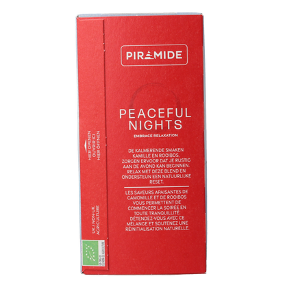 Piramide Peaceful nights bio 20 Zakjes