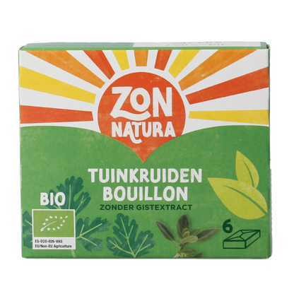 Zonnatura Fine herbstock bouillon zonder gist bio 60.00 Gram