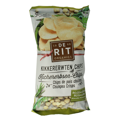 De Rit Kikkererwtenchips rozemarijn bio 75.00 Gram