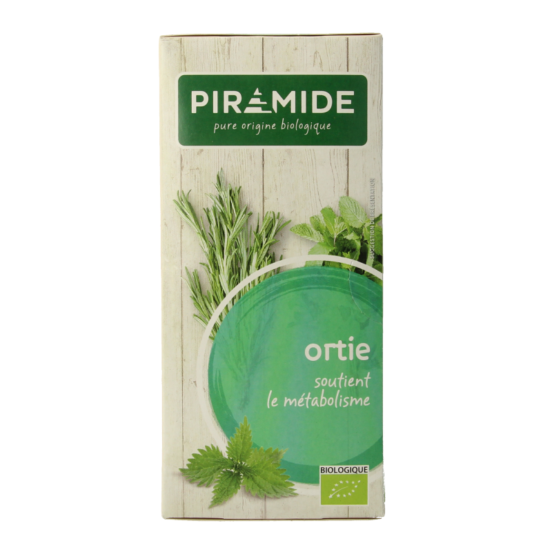 Piramide Brandnetel thee eko bio 20 Zakjes