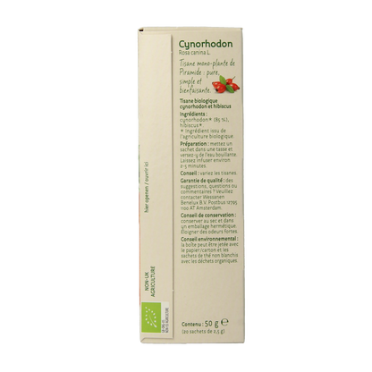 Piramide Rozenbottel thee eko bio 20.00 Zakjes