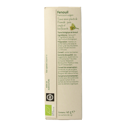 Piramide Venkel thee eko bio 20.00 Zakjes