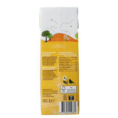 Zonnatura Amandel drink ongezoet bio 1.00 Liter