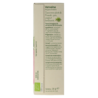 Piramide Verveine thee eko bio 20.00 Zakjes