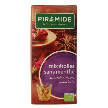 Piramide Sterrenmix zonder munt thee eko bio 20 Zakjes
