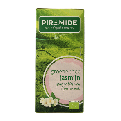 Piramide Groene thee & jasmijn eko bio 20 Zakjes