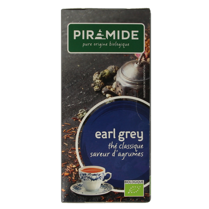 Piramide Earl grey thee eko bio 20 Zakjes