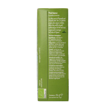 Piramide Witte thee original eko bio 20 Zakjes