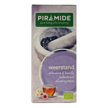 Piramide Weerstand thee eko bio 20 Zakjes