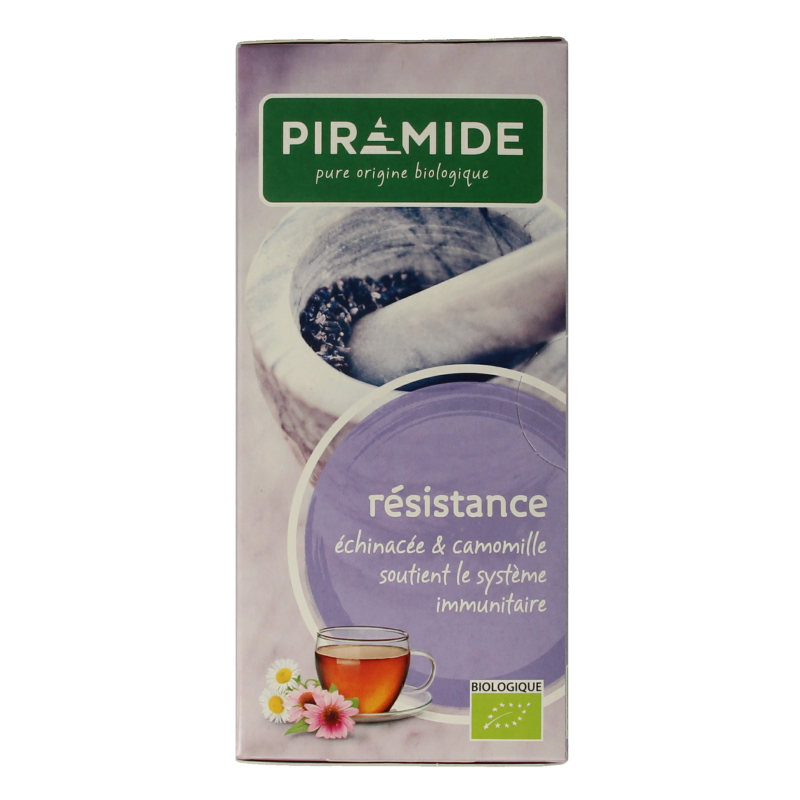 Piramide Weerstand thee eko bio 20 Zakjes