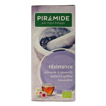 Piramide Weerstand thee eko bio 20 Zakjes