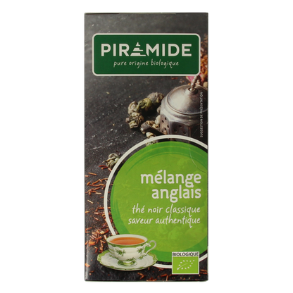 Piramide Engelse melange thee eko bio 20 Zakjes