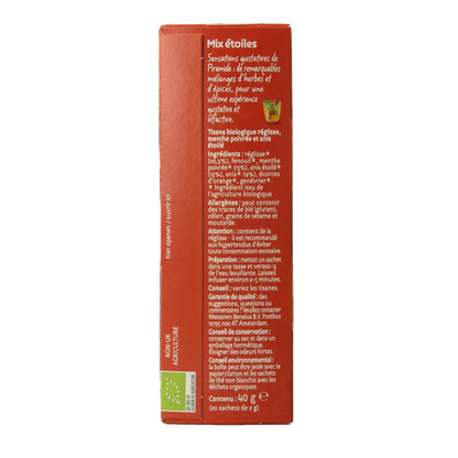 Piramide Sterrenmix thee eko bio 20 Zakjes