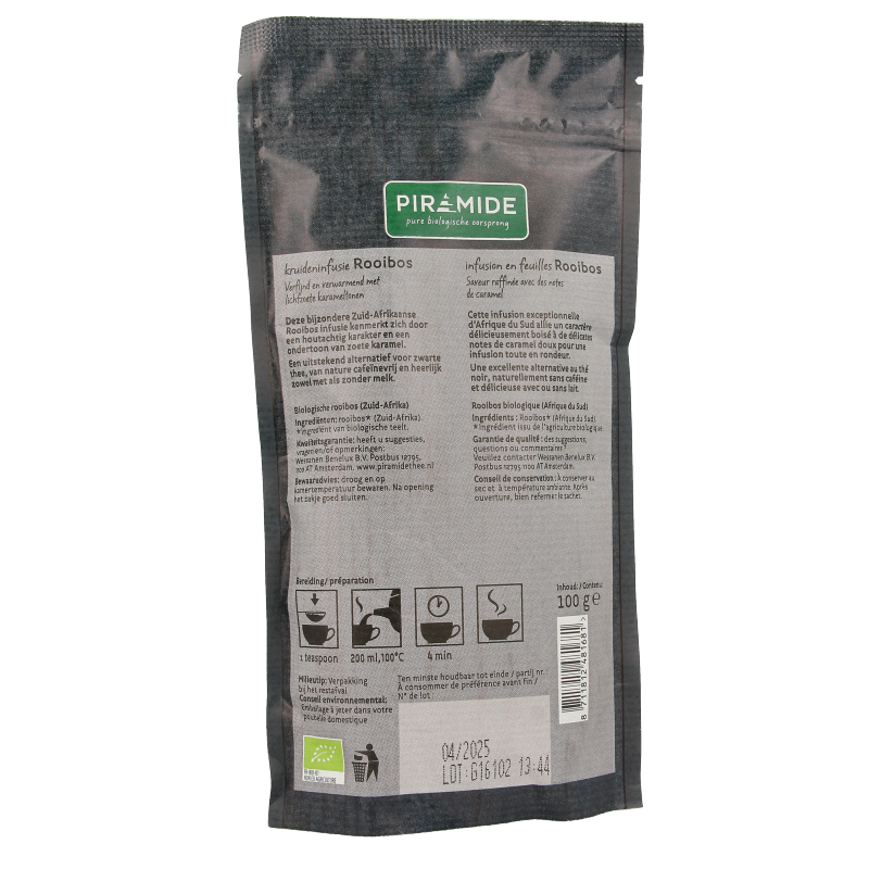 Piramide Rooibos thee bio 100 Gram