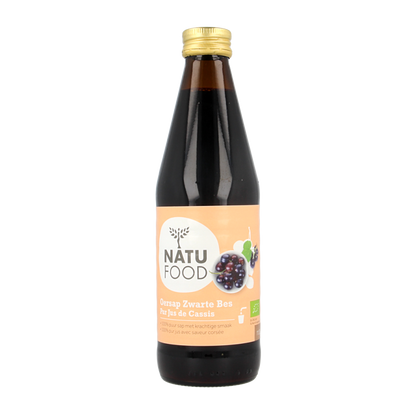 Natufood Zwarte bes oersap vitaal bio 330 Milliliter