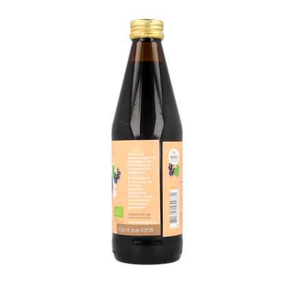 Natufood Zwarte bes oersap vitaal bio 330 Milliliter