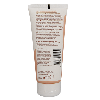 Dr. van der Hoog Facewash hypo-allergeen tube  100 Milliliter