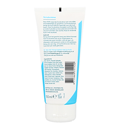 Dr. van der Hoog Scrubcreme tube  100 Milliliter