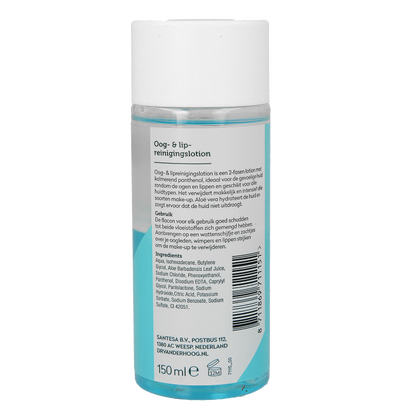 Dr. van der Hoog Oog & lip reinigingslotion 2Fasen  150 Milliliter