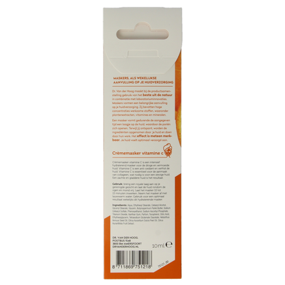 Dr. van der Hoog Crememasker vitamine C 10 Milliliter