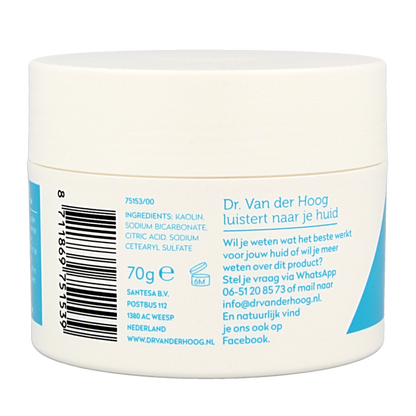 Dr. van der Hoog Poedermasker schuim reiniger 70 Gram