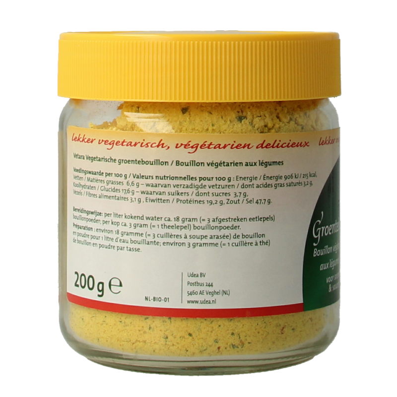Vetara Groentebouillon in glas 200 Gram