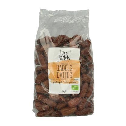 Nice & Nuts Dadels zonder pit bio 1 Kilogram
