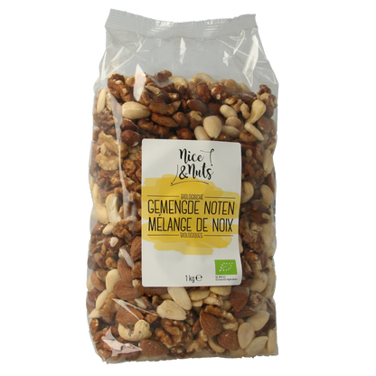 Nice & Nuts Gemengde noten rauw bio 1 Kilogram