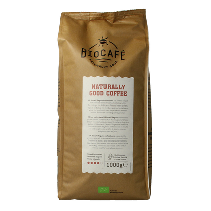 Biocafe Koffiebonen regular bio 1 Kilogram